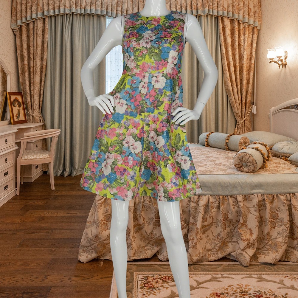 Kate Sylvester Floral Botanical Anthropologie Dress